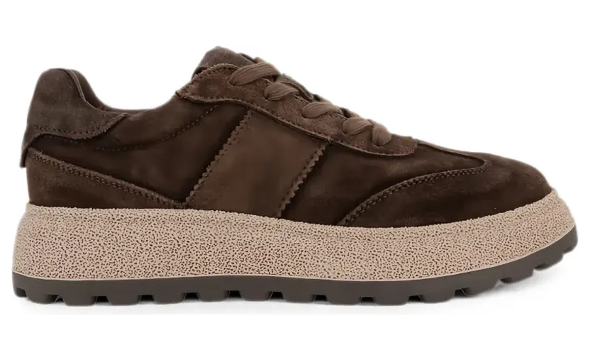 Linda Baumann Plateau-Sneakers aus Wildleder “Brown” (6044252034)