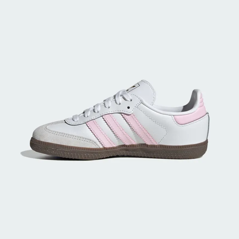 Adidas Samba OG Shoes Cloud White / Clear Pink / Gum (JQ2849)
