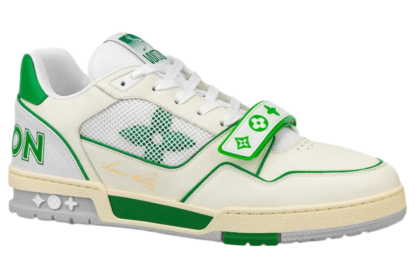 Louis Vuitton Trainer Green Mesh (1A98V1)