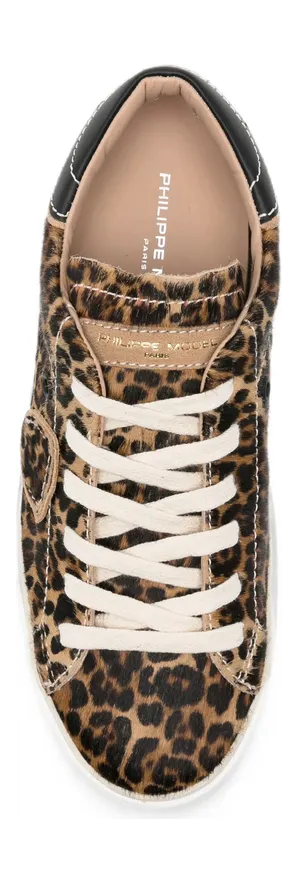 Philippe Model PRSX Low Leopard-print Paris “Neutrals/Brown” (PRLD AX02) (3)