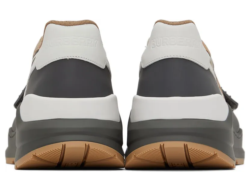 Burberry Gray Ramsey Check Sneakers (8056919) (2)