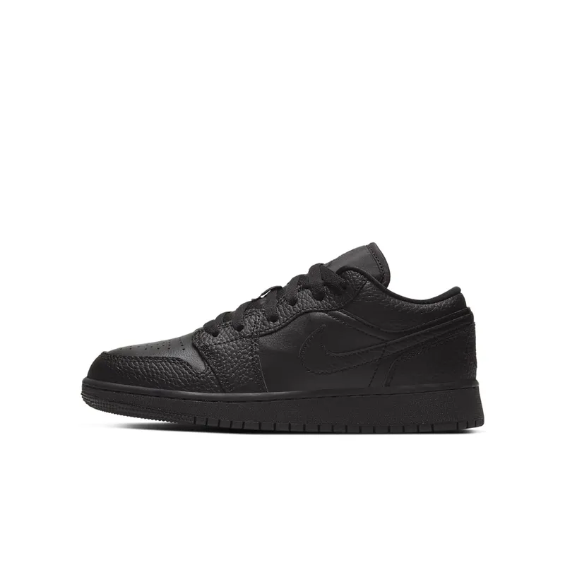 Air Jordan 1 Low Older Kids’ Black (553560-091)