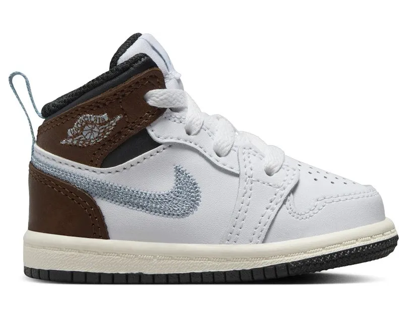 Jordan 1 Mid SE White Black Sail Blue Grey (FQ8221-142)
