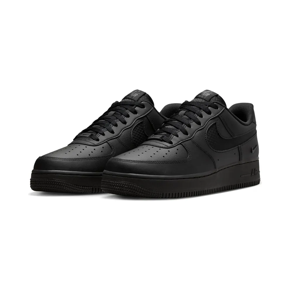 Nike Air Force 1 ’07 LV8 “Triple Black Ripstop” (IH4452-001)