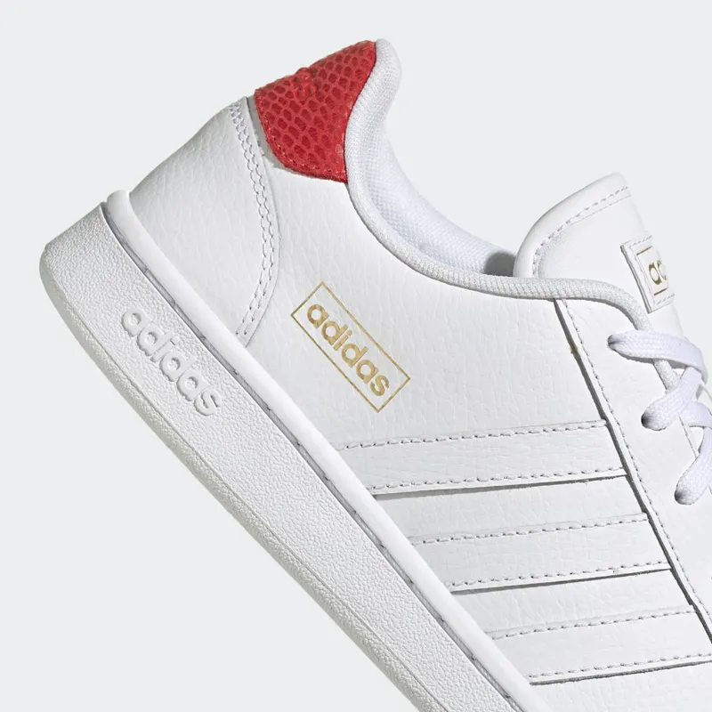 Adidas Grand Court SE Cloud White / Cloud White / Scarlet (GZ8177)