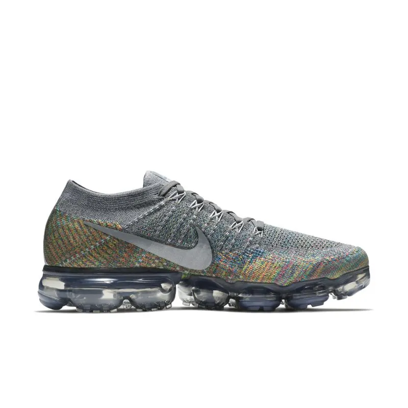 Nike Air VaporMax Grey Multi-Color Dark Grey/Reflect Silver-Racer Blue (849558-019)