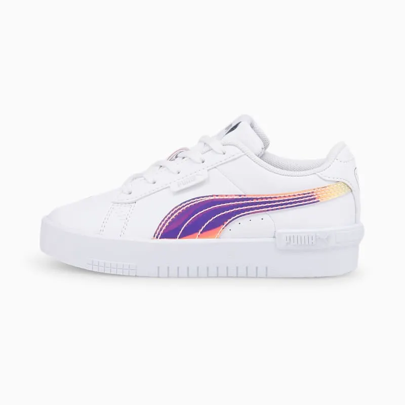 PUMA Jada Holo Kids’ White/Silver (383760-01)