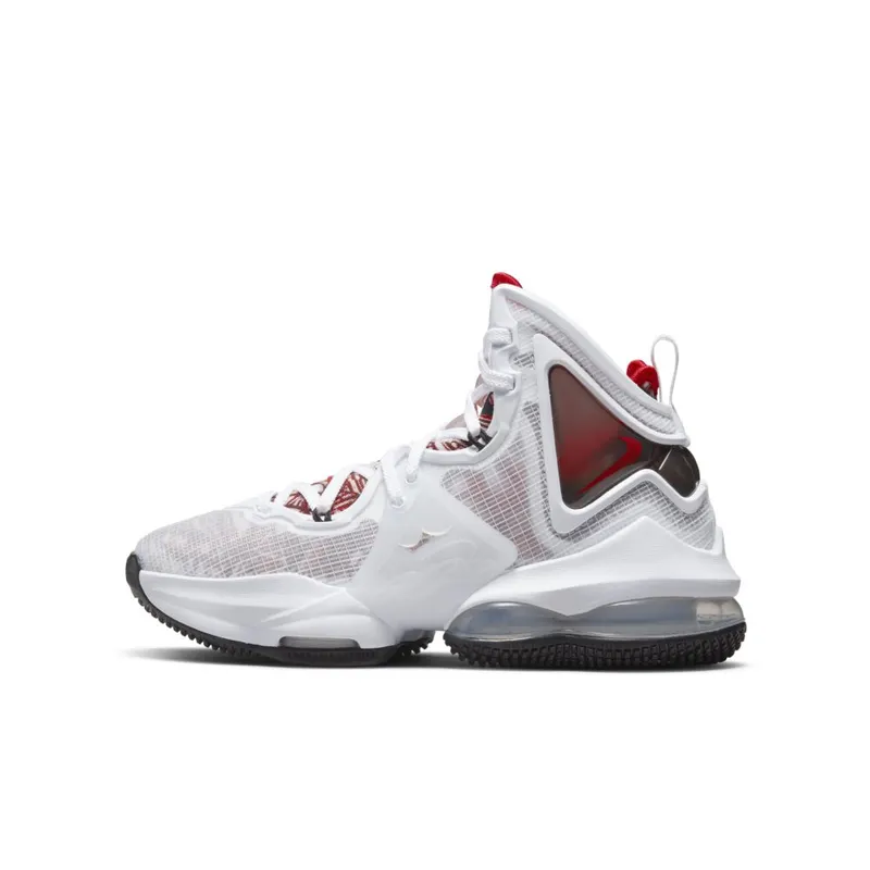 LeBron 19 voor kids White (DD0418-101)