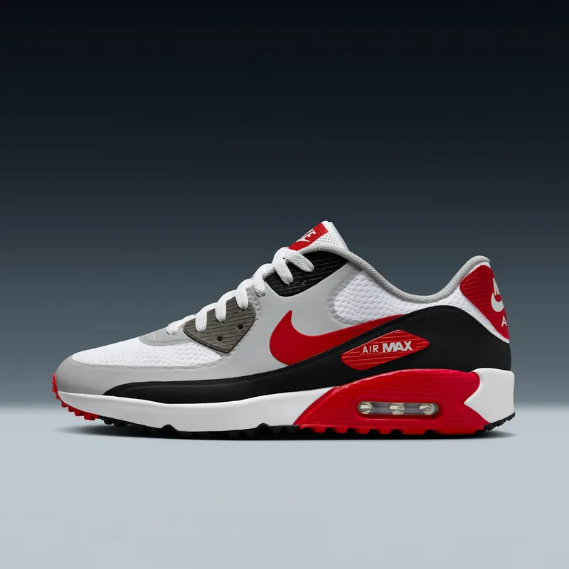 Nike Air Max 90 Golf White Black University Red (DX5999-162)