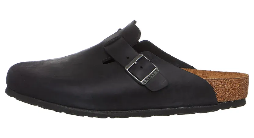 Birkenstock Boston Clog “Oiled Leather – Black” (0059461)