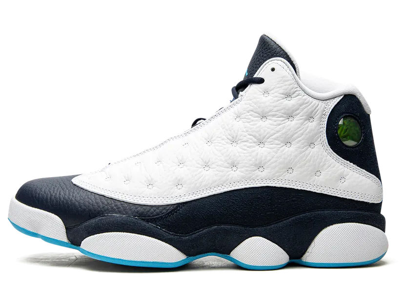 Air Jordan 13 Obsidian – “White / Obsidian / Dark Powder Blue” (414571-144)