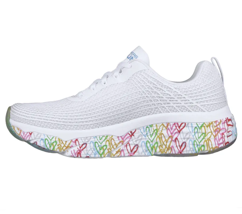Skechers JGoldcrown: Max Cushioning Elite – Live to Love – White / Multi (128557 WMLT)