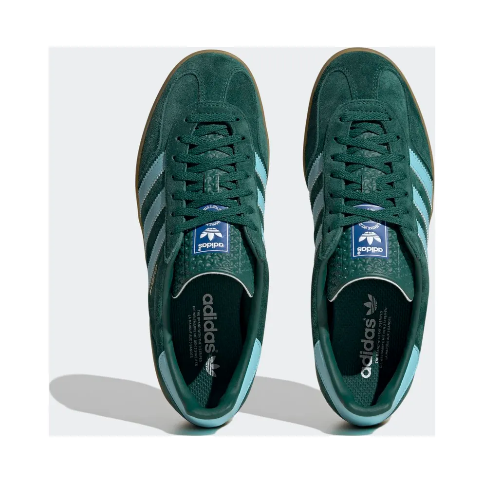 Adidas Gazelle Indoor Collegiate Green / Hazy Sky / Victory Gold (IG9979)