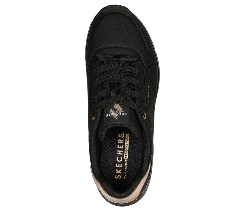 Skechers UNO Gen1 – Shimmer Away Sneaker Black