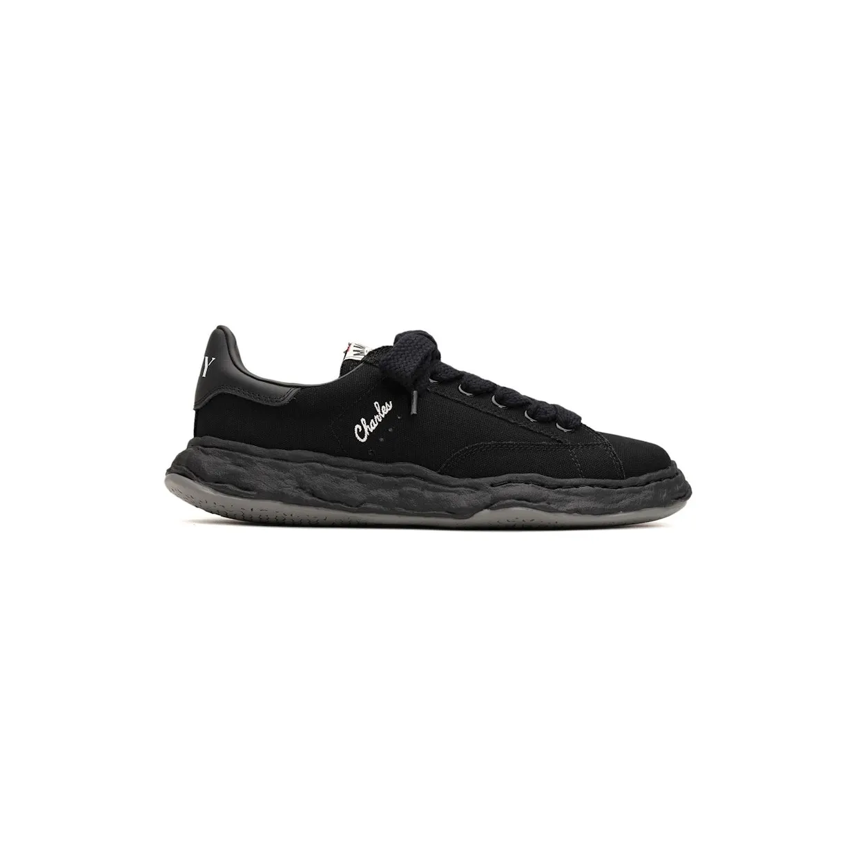 Maison Mihara Yasuhiro Charles OG Sole Canvas Low Black (A12FW703-BLK BLK)