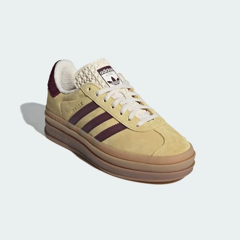 adidas Gazelle Almost Yellow / Maroon / Wonder White (IF5937)