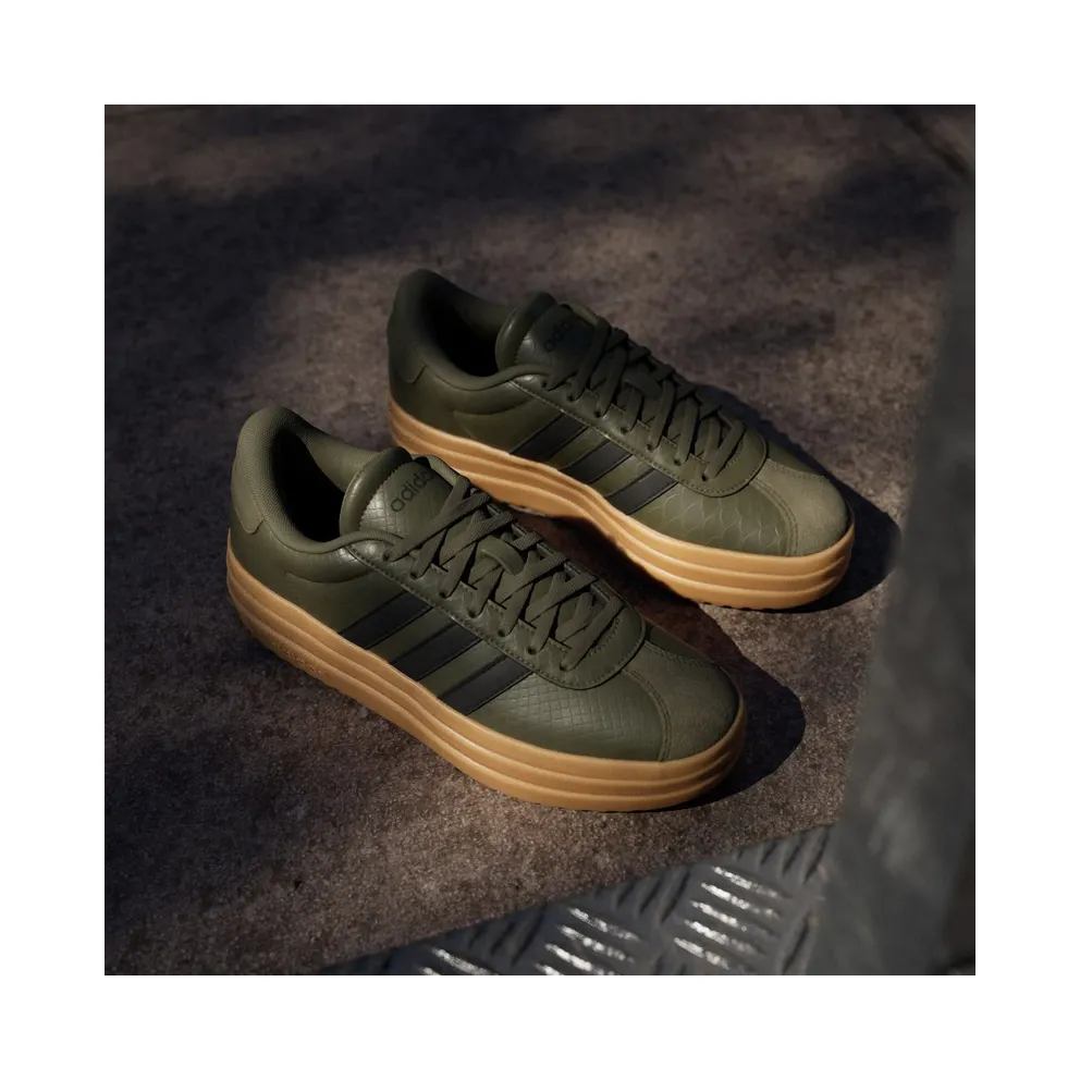 Adidas VL COURT BOLD-Shoes Olive Strata / Core Black / Gum (IH9138)