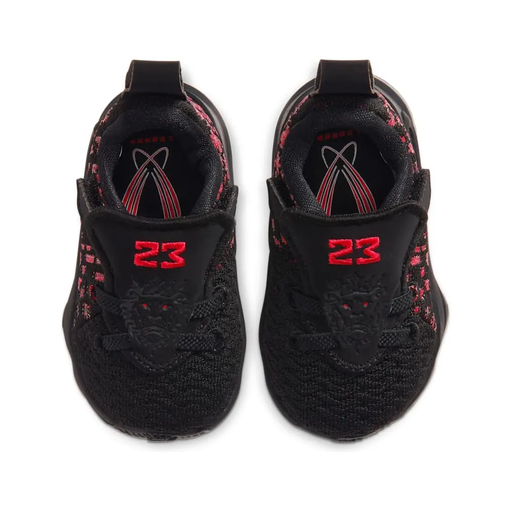 Nike LeBron 17 Infrared (TD) Black/White-University Red (BQ5596-006)