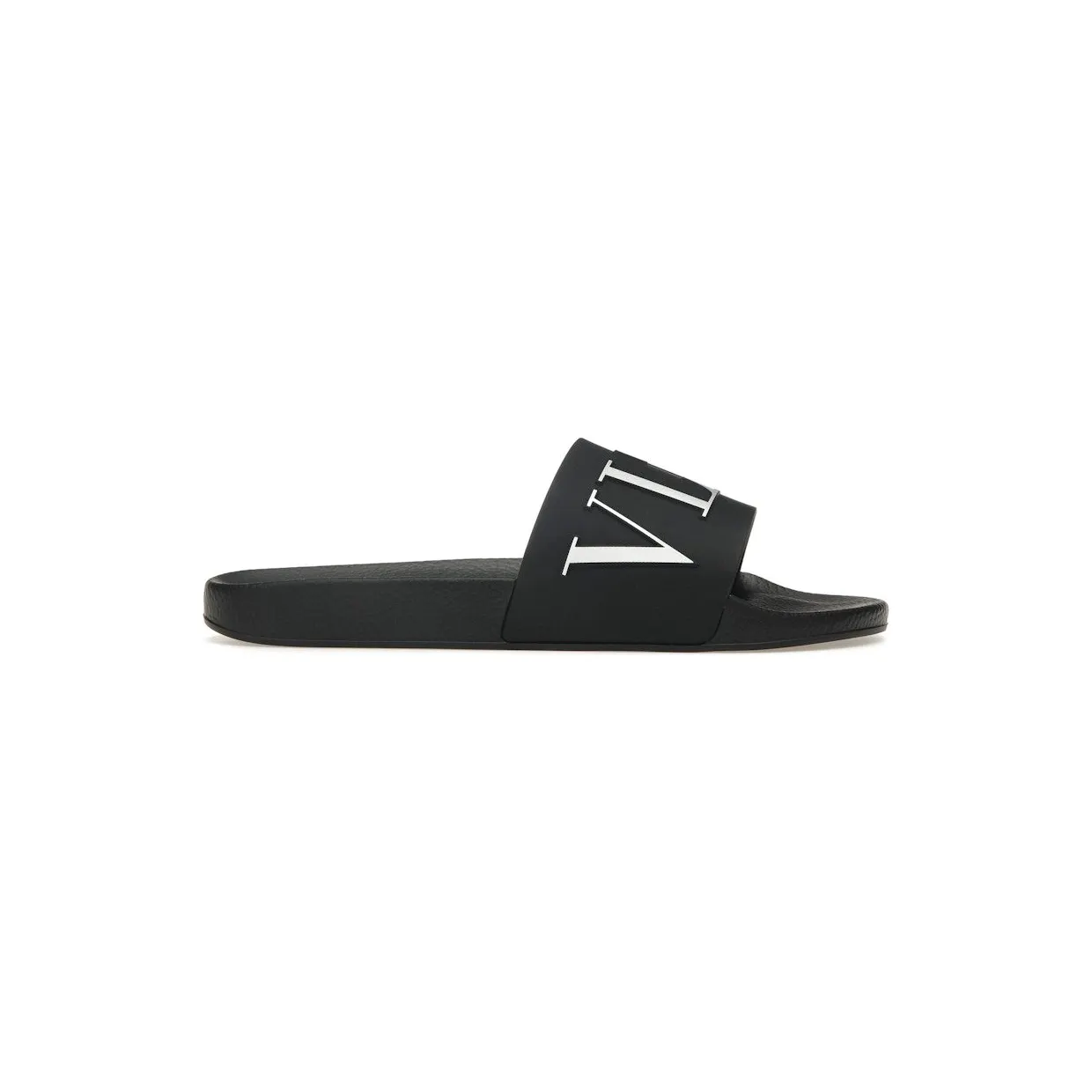 Valentino VLTN Rubber Slider Black White (UY2S0873SYE-0NI)