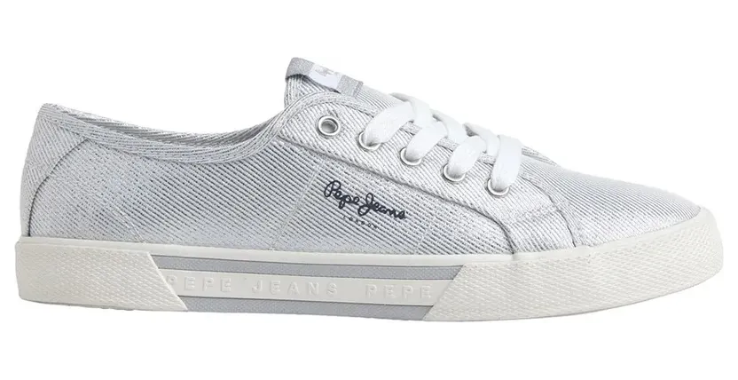Pepe Jeans PèPè sneaker Zwart / Zilver (PLS31439-934)