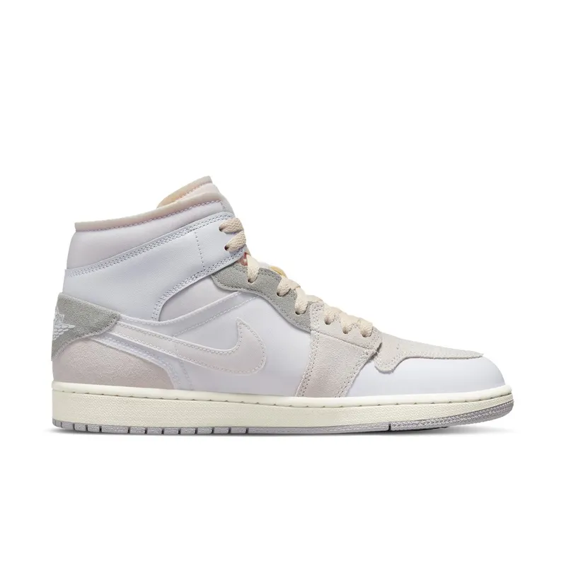 Jordan 1 Mid Inside Out White Grey (DM9652-100)
