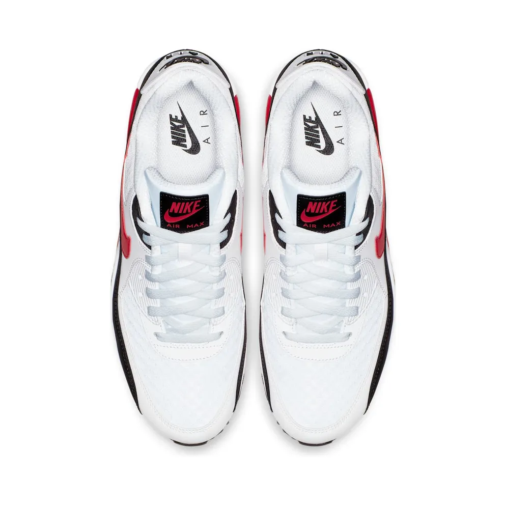Nike Air Max 90 White University Red Black White/University Red-Black (BV2522-100)