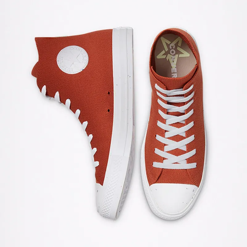 Converse Renew Chuck Taylor All Star Knit High Top Red Bark/string/white (170871C)