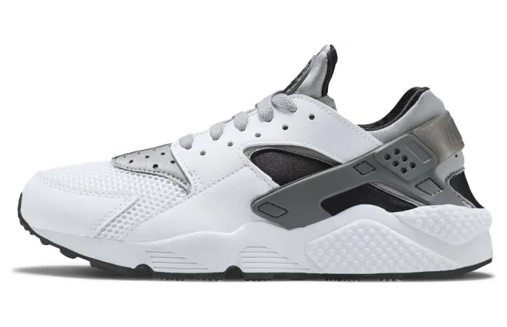Nike Air Huarache Run White Wolf Grey Black