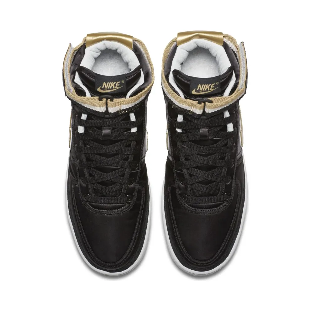 Nike Vandal High Supreme Black Metallic Gold Black/Metallic Gold-White (AH8652-002)