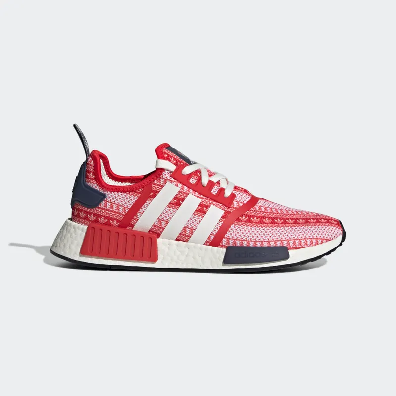Adidas NMD_R1 Christmas Cloud White / Vivid Red / Shadow Navy (GZ4712)