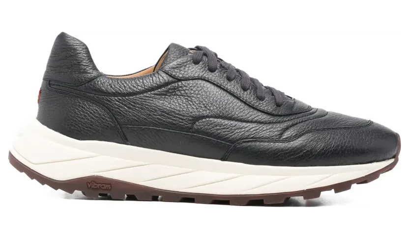 Henderson Baracco Sneakers met textuur – Blauw (SHARKC)