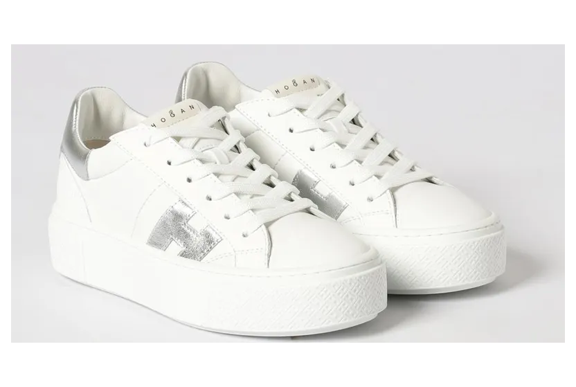 Hogan Crosswind Leather Sneakers White (HXW7050GB00V1L0PQS)