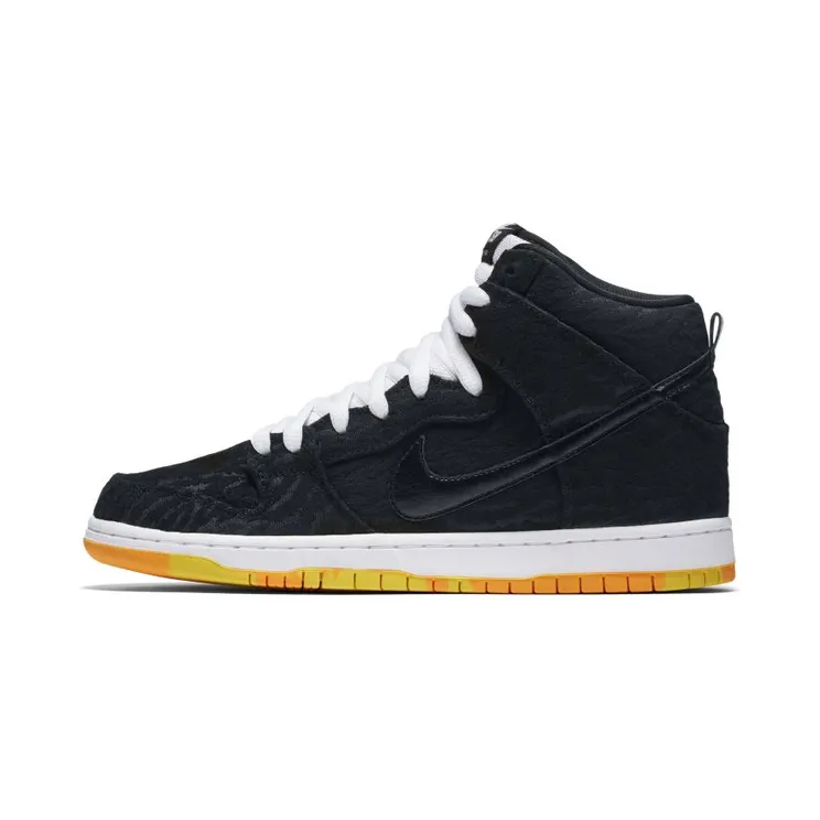 Nike Dunk SB High Pro “Black / White / Laser Orange” (305050-034)