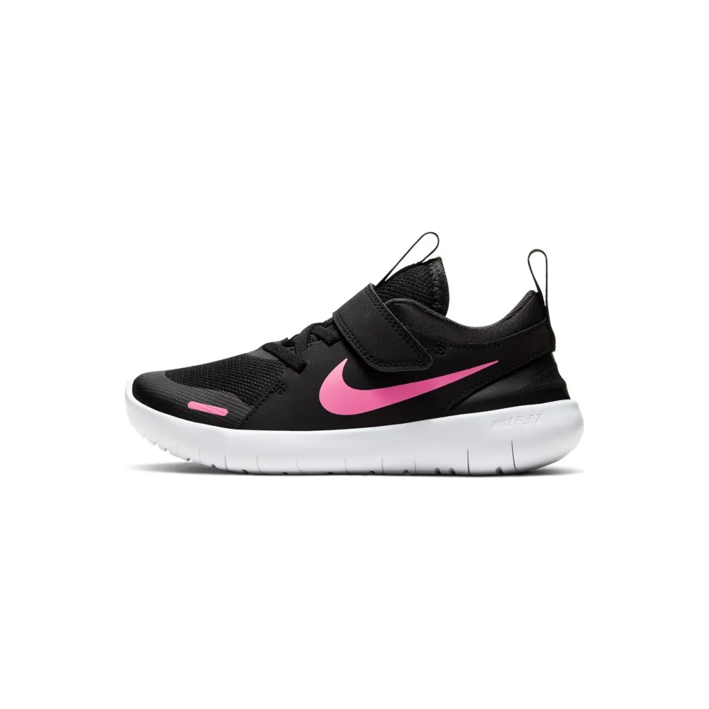 Nike Flex Contact 4 Black Pink Glow (PS) Black/White/Anthracite (CJ2072-002)