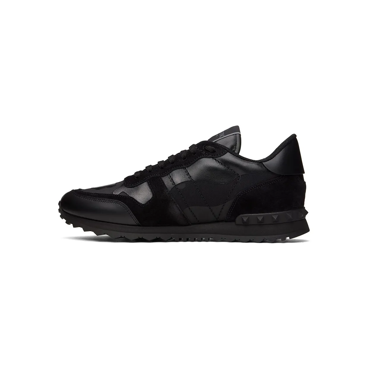 Valentino Garavani Black Camouflage Rockrunner 0NO Black/Black/Black/N (1Y0S0723NSD) (3)