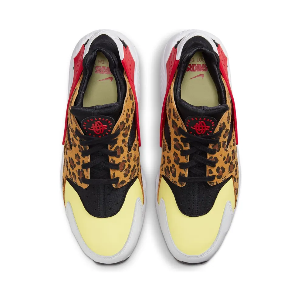 Nike Air Huarache SNKRS Day (2021) – “White / Leopard / Black / Maroon” (DM9092-700)