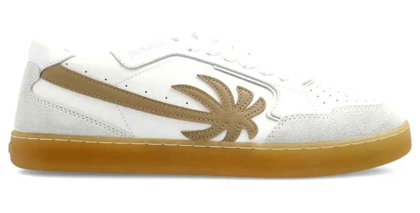 Palm Angels Palm Tree leren “White” (PWIA063F25LEA0010161)