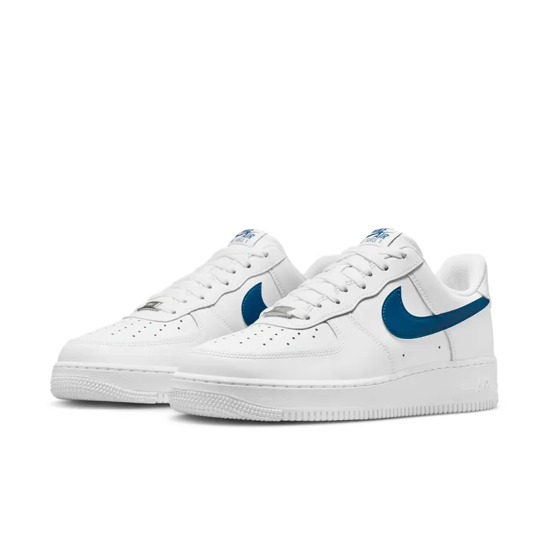 Nike Air Force 1 Low ’07 “White Court Blue” (FJ4146-123)