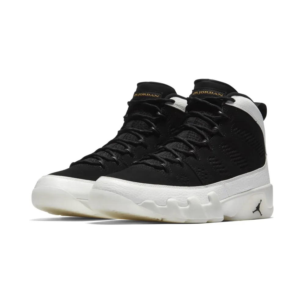 Jordan 9 Retro City of Flight Black/Black-Summit White-Metallic Gold (302370-021)
