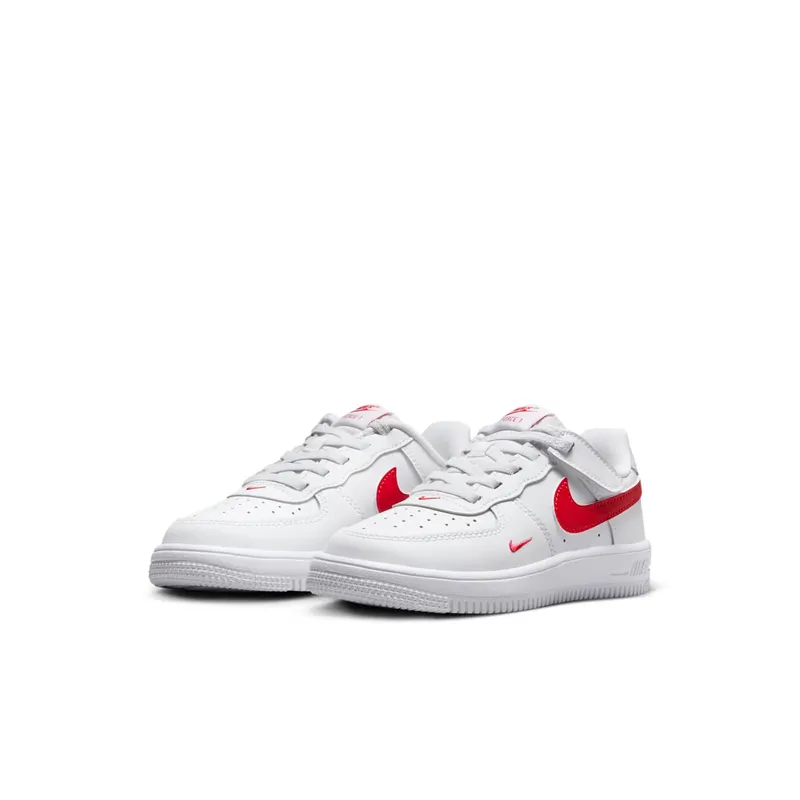 Nike Force 1 Low EasyOn PS “White / University Red” (HM9652-101)