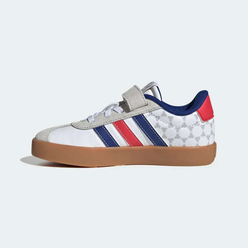 Adidas VL Court 3.0 Kids Cloud White / Pure Ruby / Mystery Ink (KI5707)