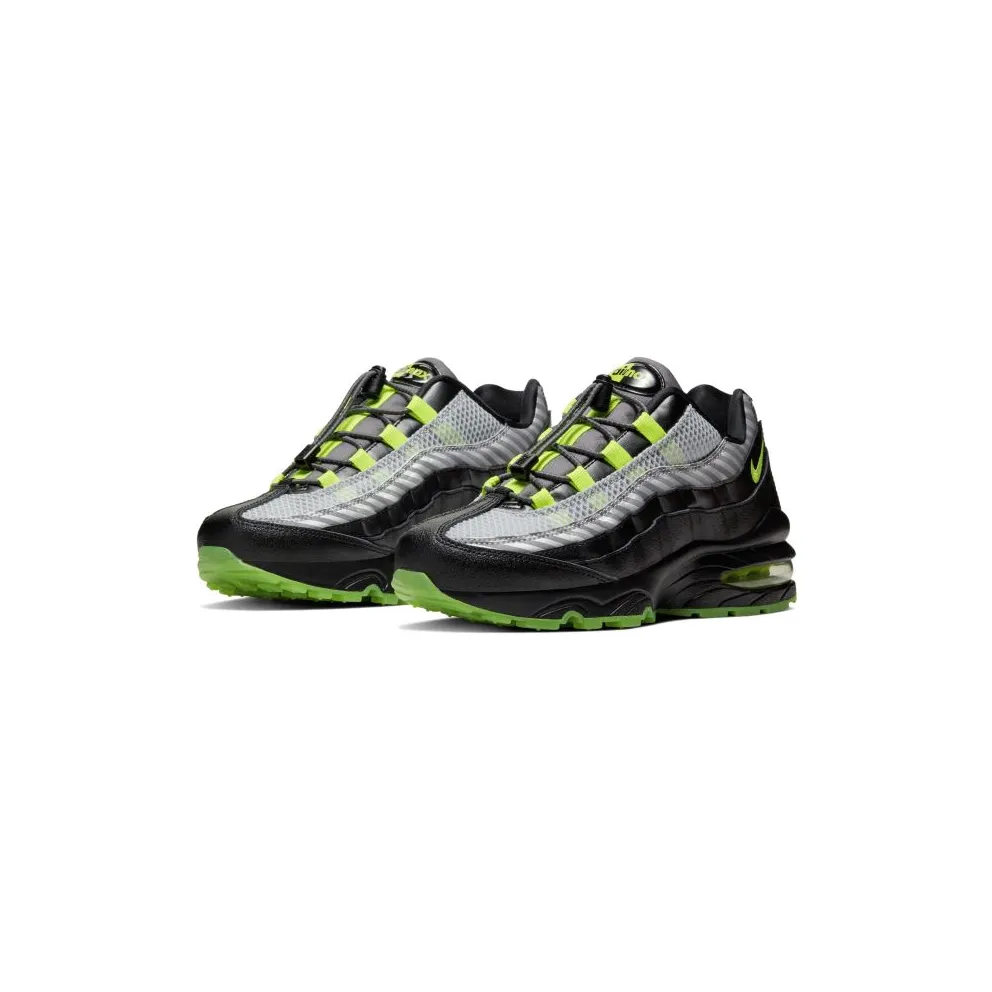Nike Air Max 95 Black Gunsmoke Volt (GS) Black/Black/Gunsmoke (BQ4747-001)