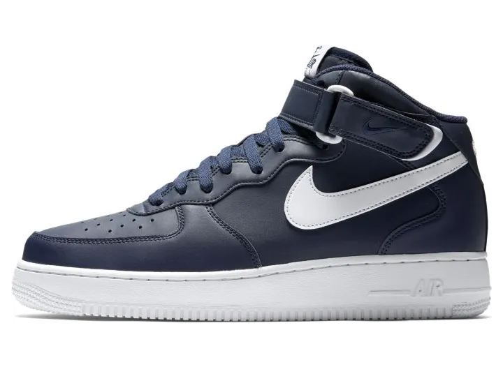 Nike Air Force 1 Mid Midnight Navy White
