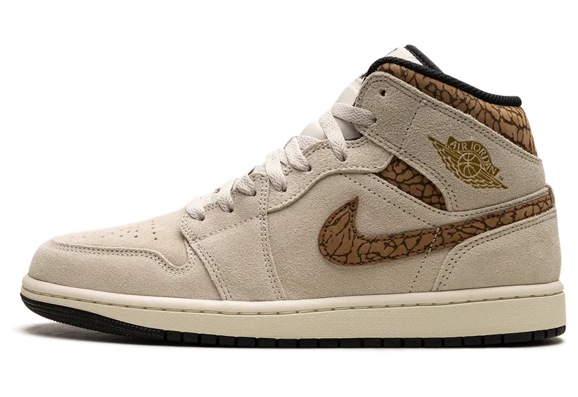 Air Jordan 1 Mid “Brown Elephant” (DZ4129-102)