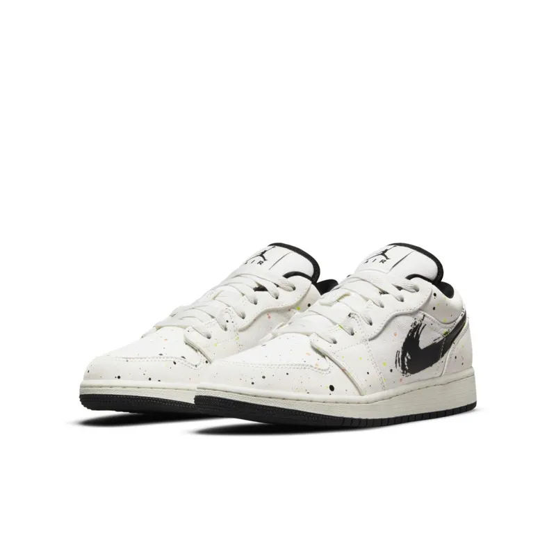 Jordan 1 Low SE Paint Splatter (GS) (DH3295-100)