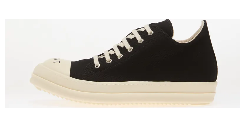 Rick Owens DRKSHDW Denim – Low Sneaks Black / Milk / Milk