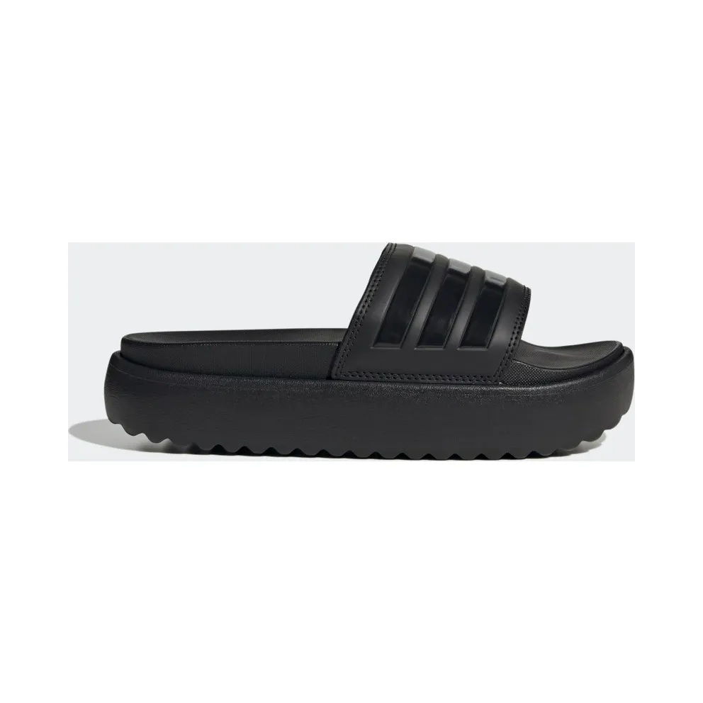 Adidas Adilette Platform Slides Core Black / Core Black / Core Black (HQ6179)