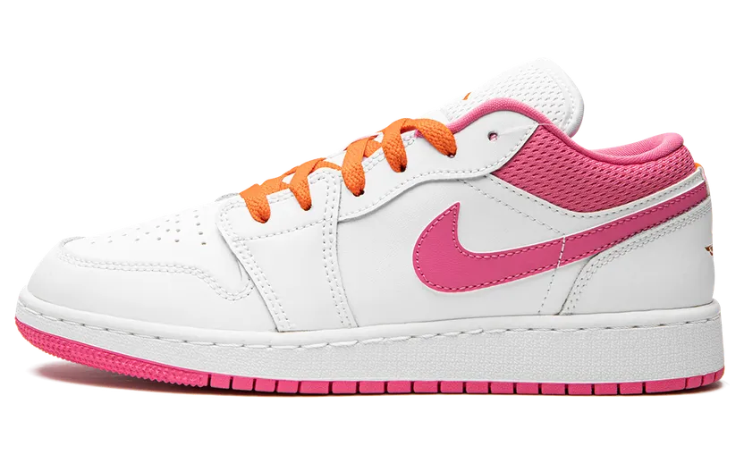Air Jordan 1 Lowen Wit – “White / Pink” (DR9498-168)