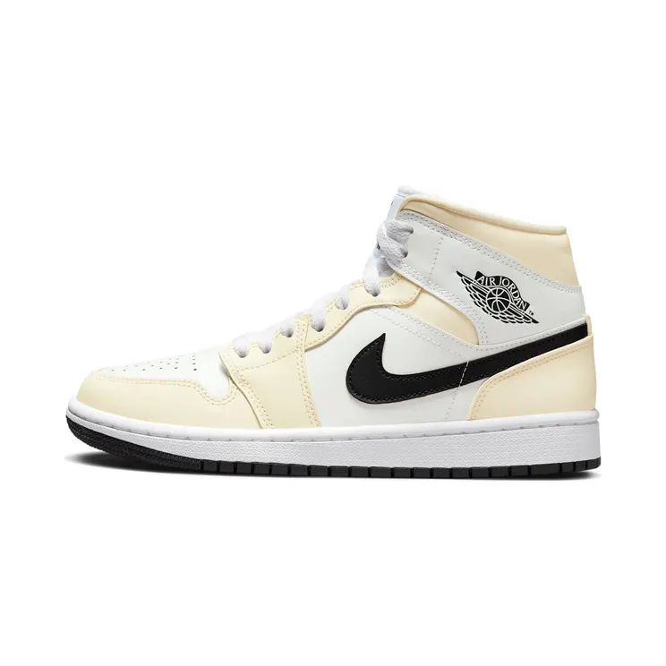 Air Jordan 1 Mid Coconut Milk – “Coconut Milk / Black-summit White-white” (BQ6472-121)