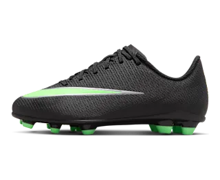 Nike Jr. Mercurial Vapor 17 Club ‘ Multi-Ground Low-Top “Black/Black/Illusion Green” (IO1487-001)